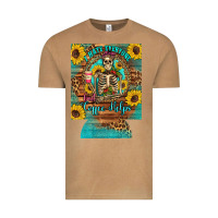 Vintage Camel i hate everyone but coffee helps western skeleton coffee sunflowers 12 Vintage Tee - Artiststas