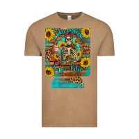 Vintage Coffee i hate everyone but coffee helps western skeleton coffee sunflowers 12 Vintage Tee - Artiststas