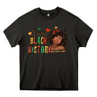 Asphalt i am black history afro girl Heavy Core Tee - texasbilliewilder