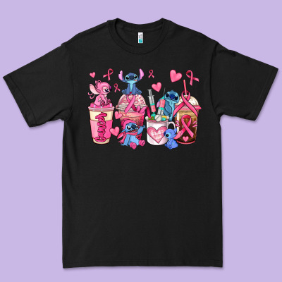 Breast Cancer Stitch Coffee Cups Premium Tee Designed By Adodesignshop
