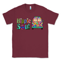 Burgundy hippie soul caravan Classic Tee - BarkalooDesign