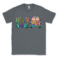 Charcoal Heather hippie soul caravan Classic Tee - BarkalooDesign
