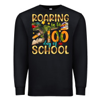 Black roaring in to 100 day of school Premium Sweatshirt - Artiststas