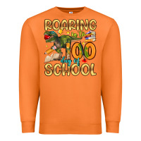 Carrot roaring in to 100 day of school Premium Sweatshirt - Artiststas