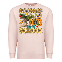 Pale Pink roaring in to 100 day of school Premium Sweatshirt - Artiststas