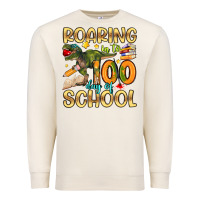Roaring In To 100 Day Of School Premium Sweatshirt | Teevron