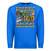 True Royal roaring in to 100 day of school Premium Sweatshirt - Artiststas