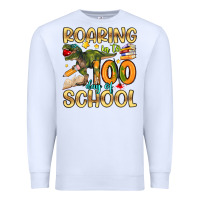 White roaring in to 100 day of school Premium Sweatshirt - Artiststas