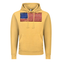 Vintage Mustard usa flag Vintage Hoodie - JahusDesignShop