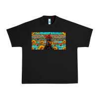 Black doberman with sunflowers license plate Urban Heavy Tee - Artiststas