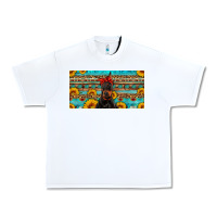 White doberman with sunflowers license plate Urban Heavy Tee - Artiststas