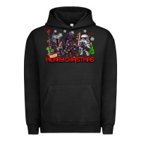 Pigment Black merry christmas gnomies Urban Hoodie - CowGirlArtShop