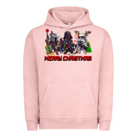 Pigment Salmon merry christmas gnomies Urban Hoodie - CowGirlArtShop