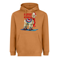 Meerkat Fleece Navidad Alpaca Heavyweight Hoodie - LillyAllenDesigns
