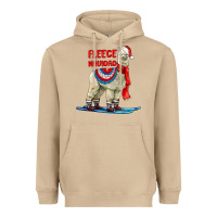 Mushroom Fleece Navidad Alpaca Heavyweight Hoodie - LillyAllenDesigns