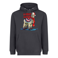 Smoke Fleece Navidad Alpaca Heavyweight Hoodie - LillyAllenDesigns