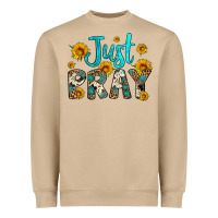 Mushroom just pray Heavyweight Sweatshirt - Artiststas