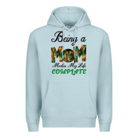 Blue Mist Being A Mom Makes My Life Complete For dark Premium Hoodie - Bettercallsaul