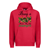 Cardinal Being A Mom Makes My Life Complete For dark Premium Hoodie - Bettercallsaul
