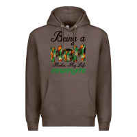 Coffee Being A Mom Makes My Life Complete For dark Premium Hoodie - Bettercallsaul