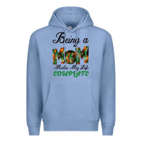 Colony Blue Being A Mom Makes My Life Complete For dark Premium Hoodie - Bettercallsaul