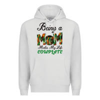 Dove Grey Being A Mom Makes My Life Complete For dark Premium Hoodie - Bettercallsaul