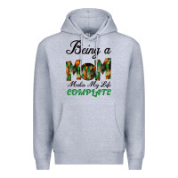 Heather Grey Being A Mom Makes My Life Complete For dark Premium Hoodie - Bettercallsaul