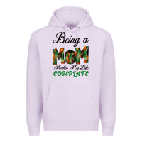 Lilac Being A Mom Makes My Life Complete For dark Premium Hoodie - Bettercallsaul