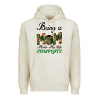 Oatmeal Heather Being A Mom Makes My Life Complete For dark Premium Hoodie - Bettercallsaul