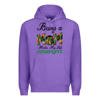 Purple Being A Mom Makes My Life Complete For dark Premium Hoodie - Bettercallsaul