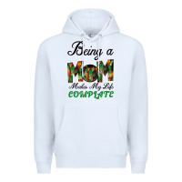 White Being A Mom Makes My Life Complete For dark Premium Hoodie - Bettercallsaul