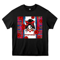 Black mamacita serape Heavy Core Tee - Zillion Design Studio
