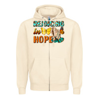 Sandshell rejoicing in hope Zipper Hoodie - NancyCooperArtShop