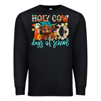 Black holy cow 100 days of school Premium Sweatshirt - Artiststas