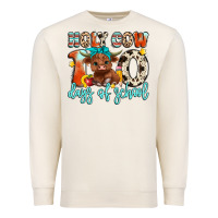 Sandshell holy cow 100 days of school Premium Sweatshirt - Artiststas