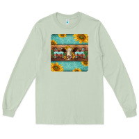 Matcha hereford cattle mom coaster Long Sleeve Tee - Jasminsmagicworld