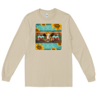 Mushroom hereford cattle mom coaster Long Sleeve Tee - Jasminsmagicworld