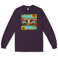 Plum hereford cattle mom coaster Long Sleeve Tee - Jasminsmagicworld