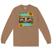 Toasted Coconut hereford cattle mom coaster Long Sleeve Tee - Jasminsmagicworld