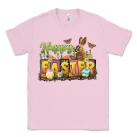 Bubblegum Pink Happy Easter Classic Tee - LillyAllenDesigns