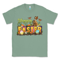 Sage Happy Easter Classic Tee - LillyAllenDesigns