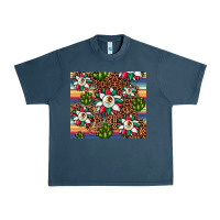 Midnight Navy sunflower mexican flag tumbler Urban Heavy Tee - JahusDesignShop