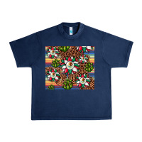 Navy sunflower mexican flag tumbler Urban Heavy Tee - JahusDesignShop