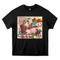 Black yeehaw western Heavy Core Tee - Zillion Design Studio