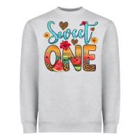 Heather Grey sweet one watermelon Heavyweight Sweatshirt - Artiststas