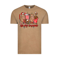 Vintage Coffee tis the season christmas tree  cake baseball Vintage Tee - AdoDesignShop