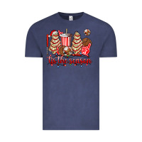 Vintage Denim tis the season christmas tree  cake baseball Vintage Tee - AdoDesignShop