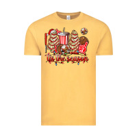 Vintage Mustard tis the season christmas tree  cake baseball Vintage Tee - AdoDesignShop