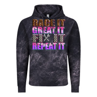 Cloud Black race ıt great ıt fıx ıt repeat ıt Vintage Hoodie - AdoDesignShop