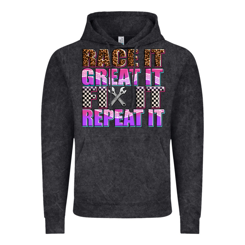Race ıt Great ıt Fıx ıt Repeat ıt Vintage Hoodie by AdoDesignShop | Teevron